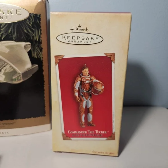 LOT 5 STAR‎ TREK KEEPSAKE Hallmark Ornaments Magic Romulan Warbird Spock Tucker